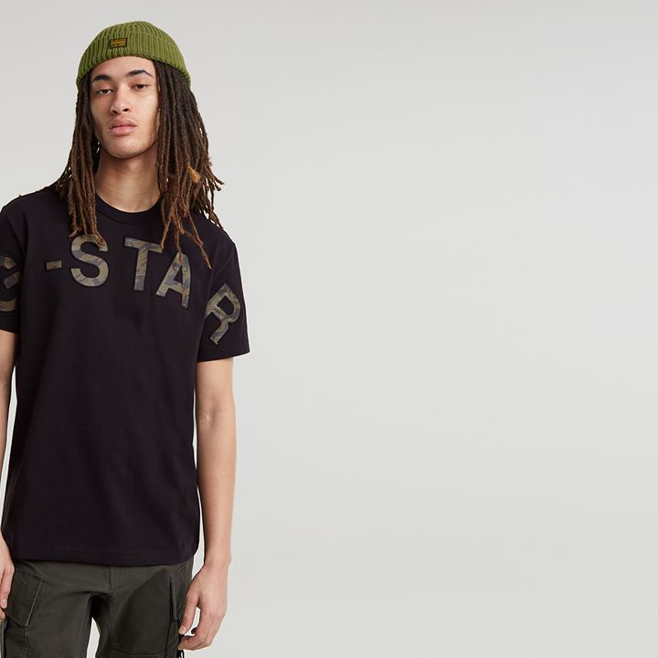 Embro Print T-Shirt | Black | G-STAR® US