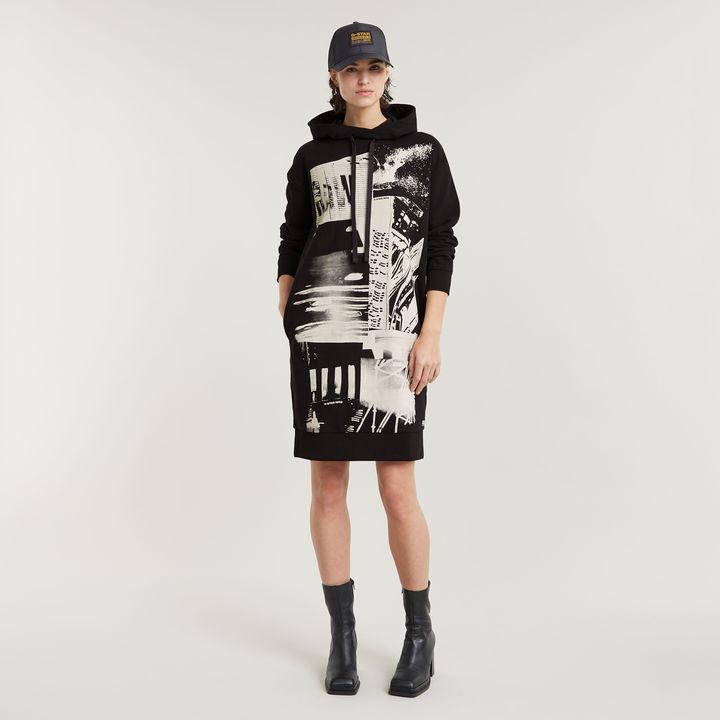 Graphic sweatshirt dress outlet