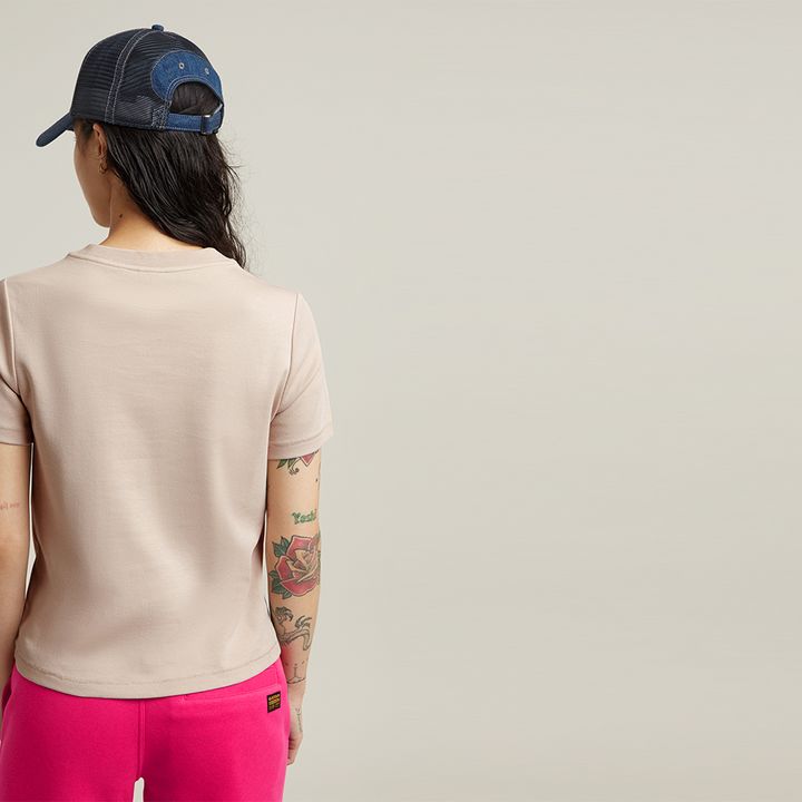 Old Skool Logo Top | Pink | G-STAR® CZ