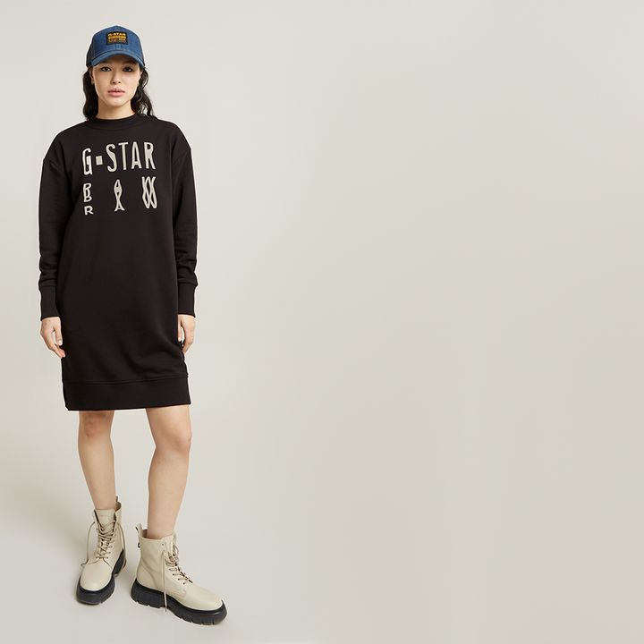 Chroma Graphic Sweater Dress