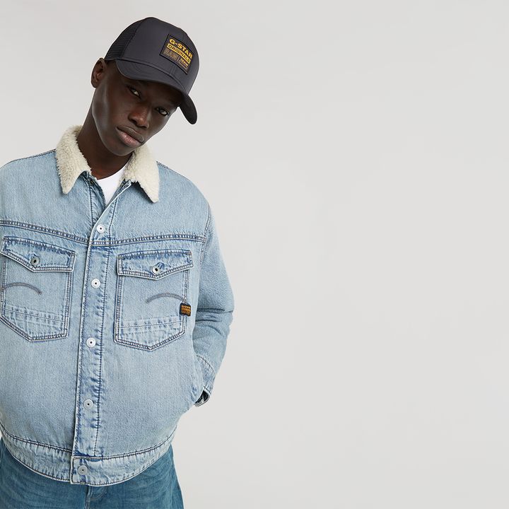 Blue g star jacket clearance