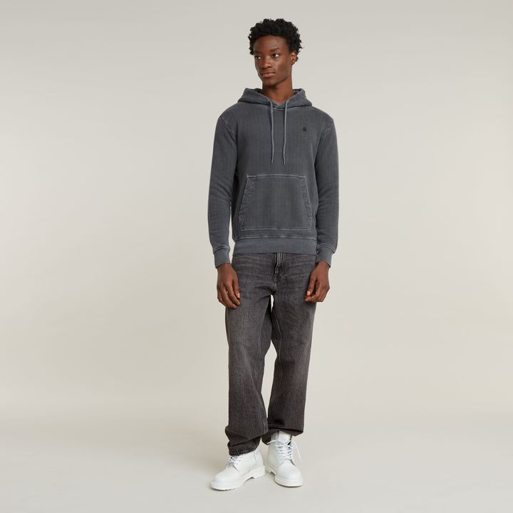 Overdyed Hoodie | Black | G-STAR® US