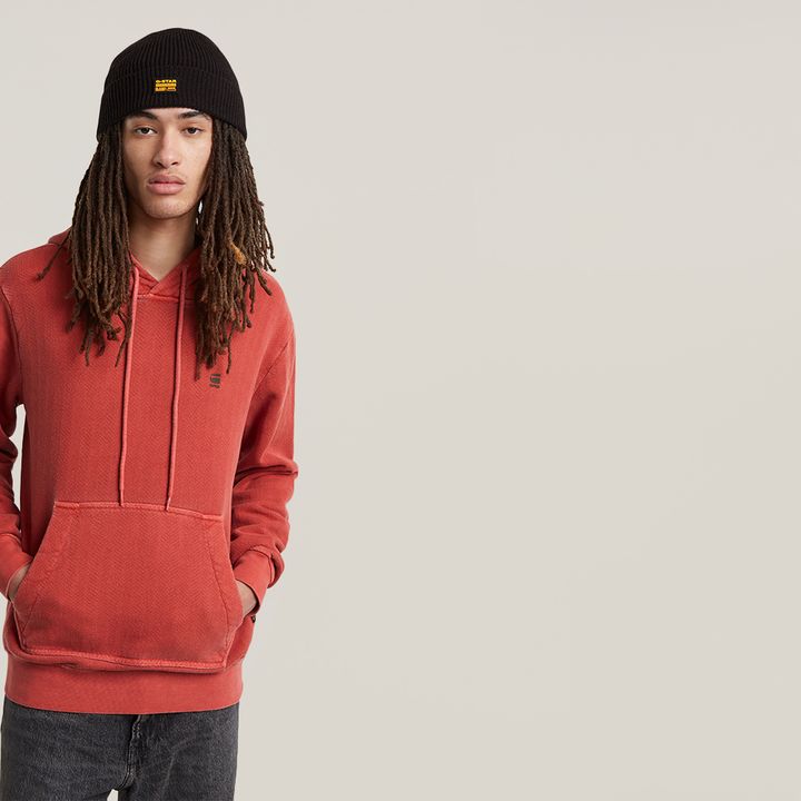 Red g star hoodie on sale