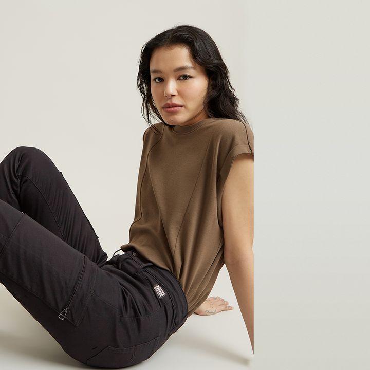 Womens black skinny cargo pants on sale