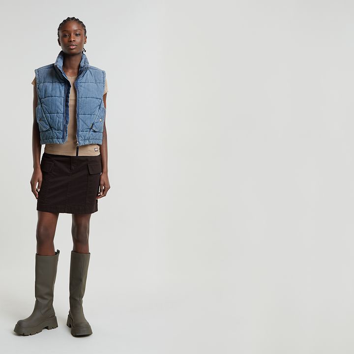 Cargo Mini Skirt Black G STAR PH