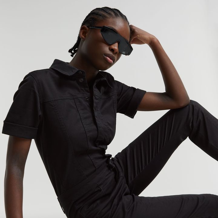 Black utility suit outlet