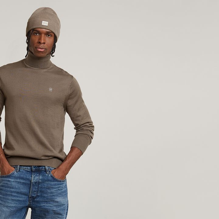 Premium Core Turtle Neck Knitted Sweater