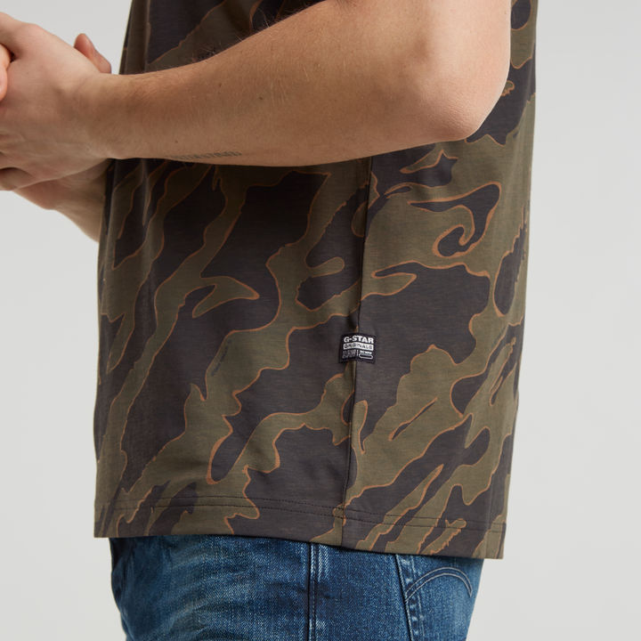 Island Camo T Shirt Multi color G STAR CA
