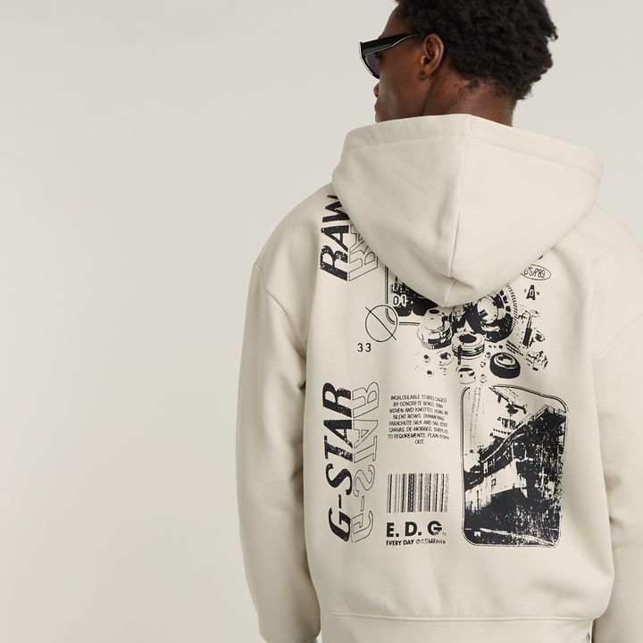White g star hoodie online