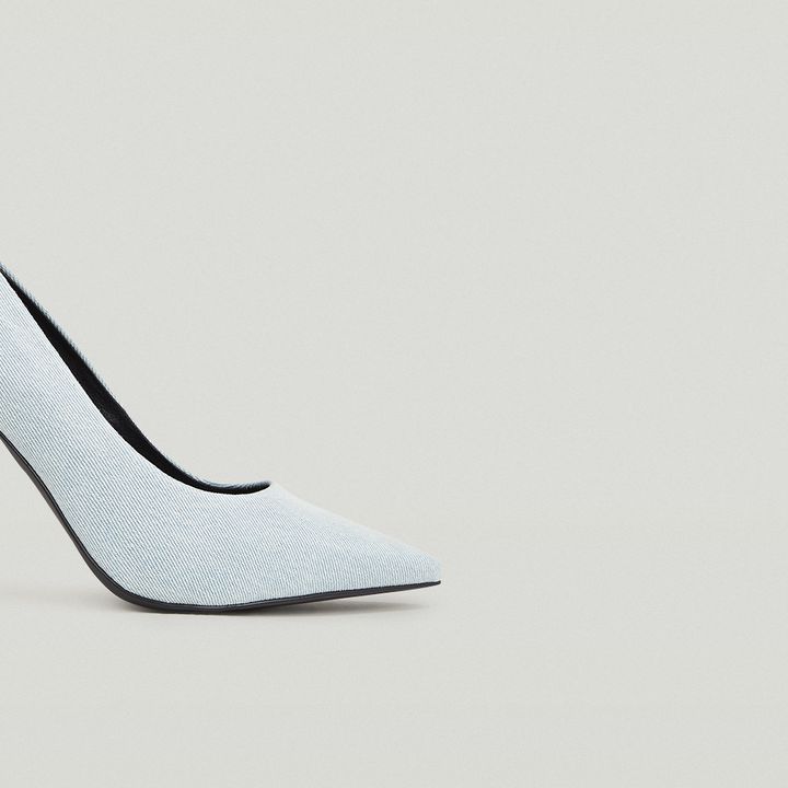 Stray Denim Heels