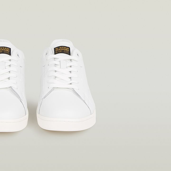 Cadet Leather Sneakers White G STAR CA