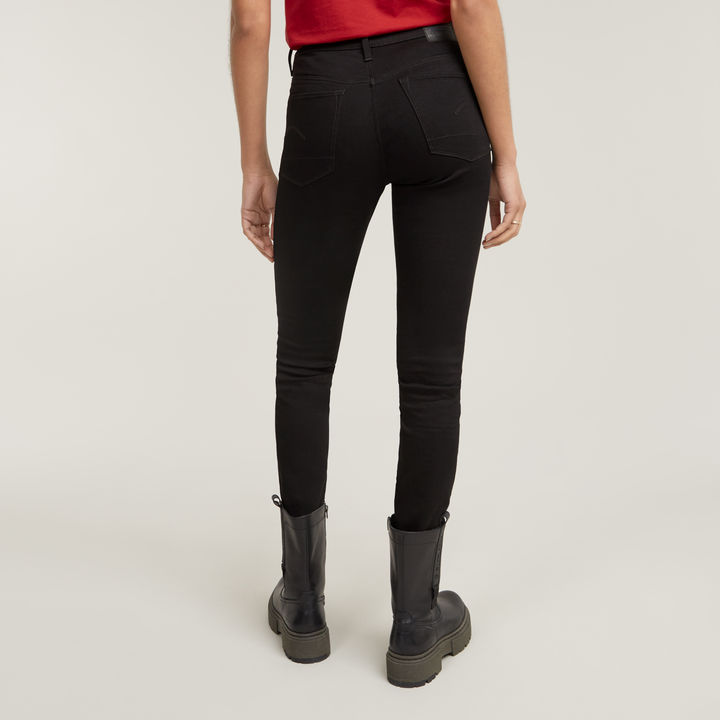 3301 High Skinny Jeans Black G STAR CA