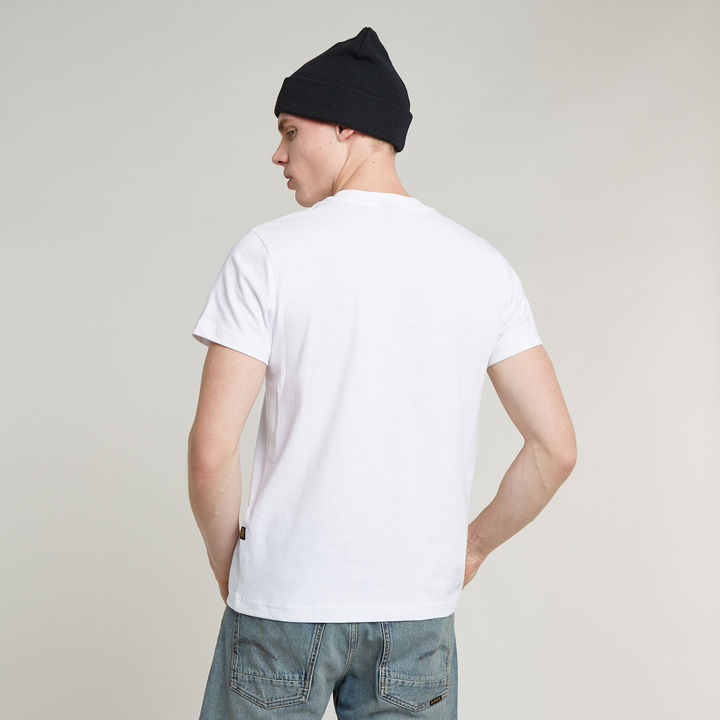 New York T Shirt White G STAR CA
