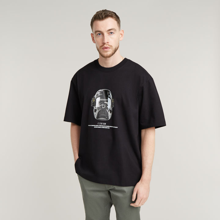 Mask Graphic Boxy T-Shirt
