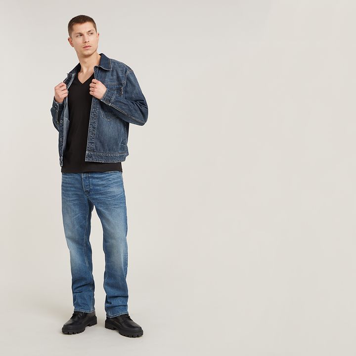 V neck t shirt with jacket outlet