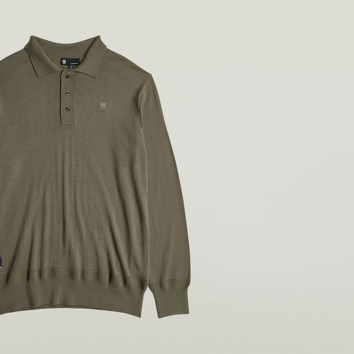 G star long sleeve polo sale