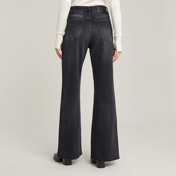 Deck Ultra High Wide Leg Jeans Grey G STAR CA
