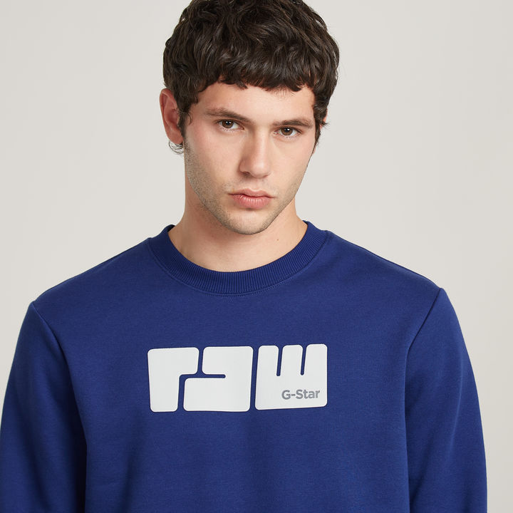 RAW Sweater Medium blue G STAR IE