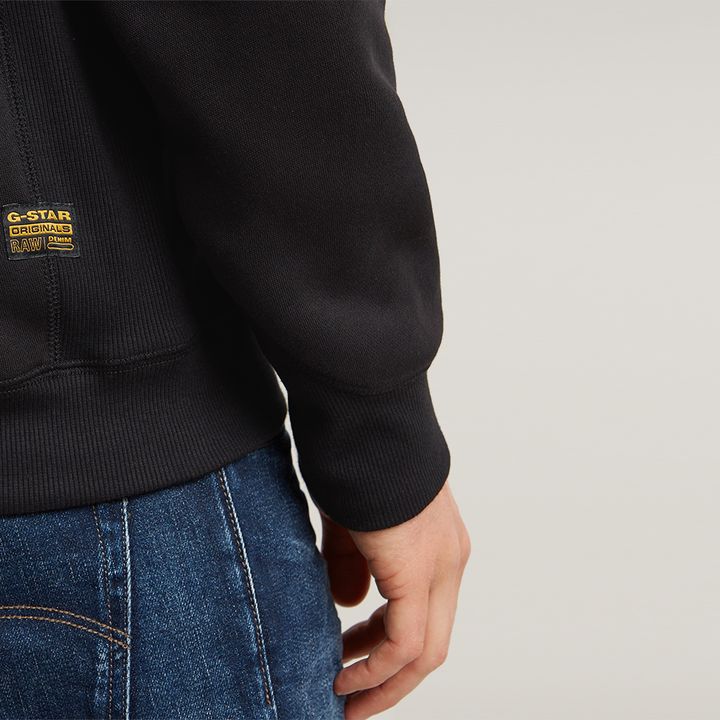 Premium Core Hooded Sweater Black G STAR JP