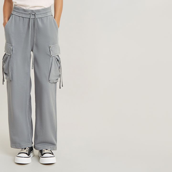 Lightweight Utility Loose Sweat Pants Grey G STAR ZA