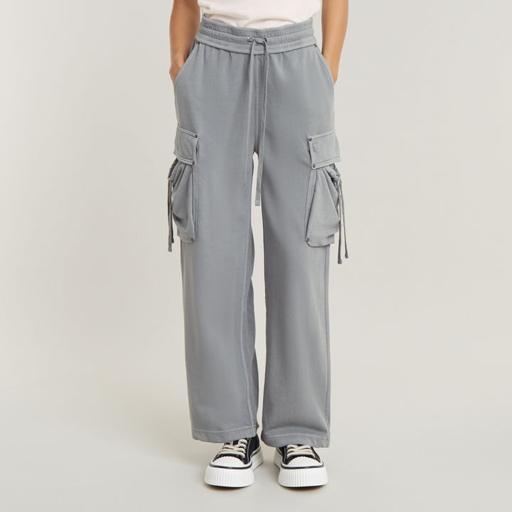Lightweight Utility Loose Sweat Pants Grey G STAR CA