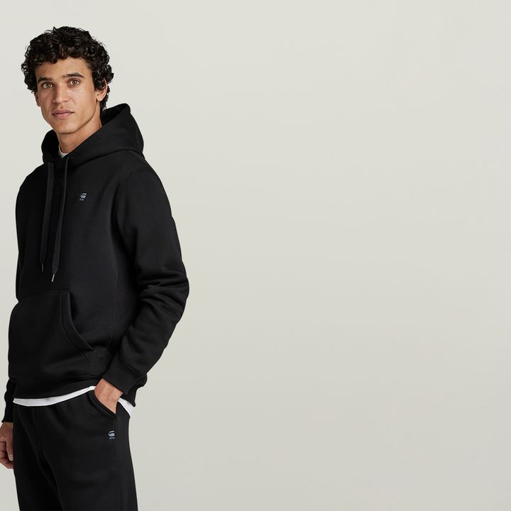 Premium Core Hooded Sweater Black G STAR CA