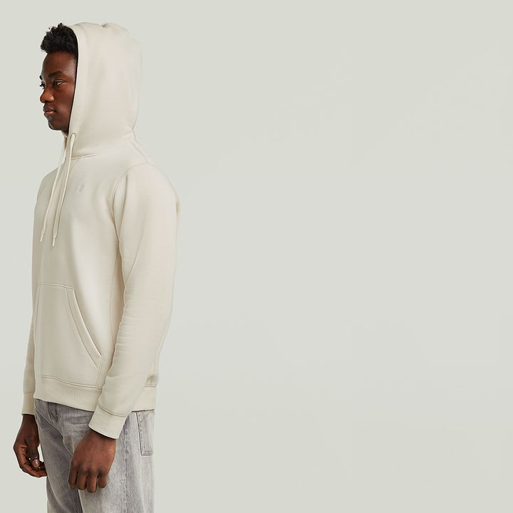 Sweat a capuche Premium Core Beige G STAR FR