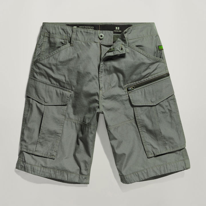 Rovic Zip Relaxed Shorts Grey G STAR IT