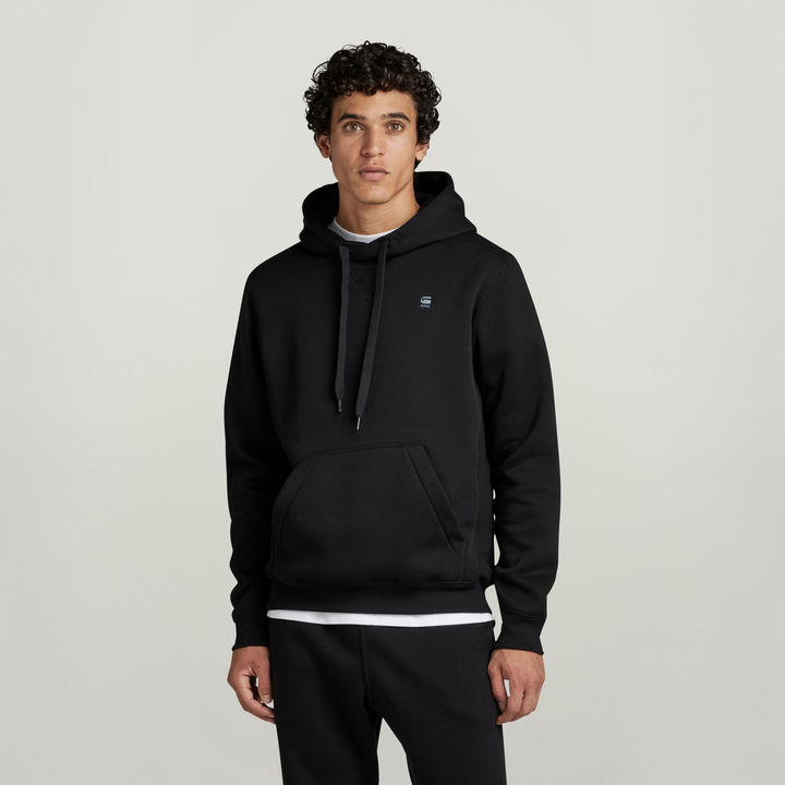 Premium Core Hooded Sweater Black G STAR US