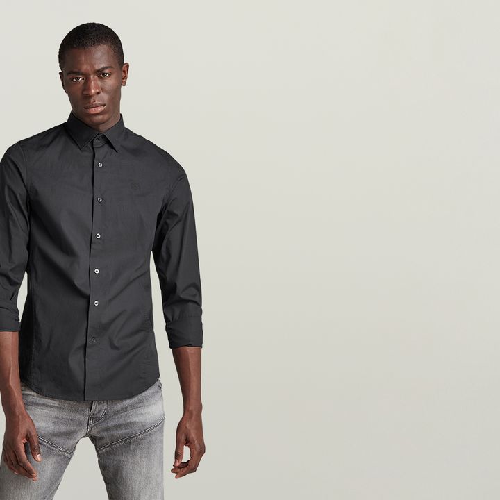 Chemise Dressed Super Slim Noir G STAR FR