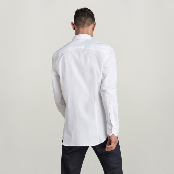 Dressed Super Slim Shirt | ホワイト | G-STAR® JP