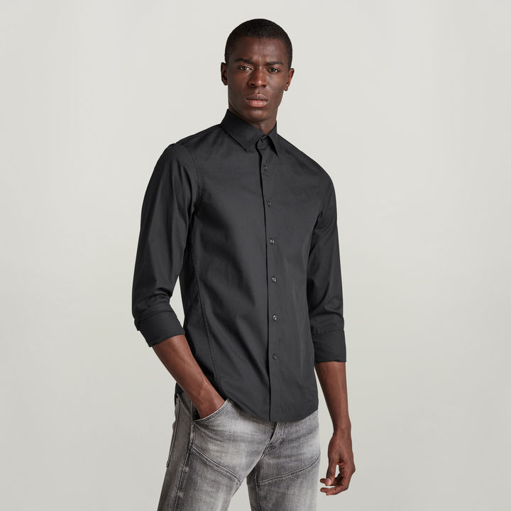 Camisa Dressed Super Slim Negro G STAR ES