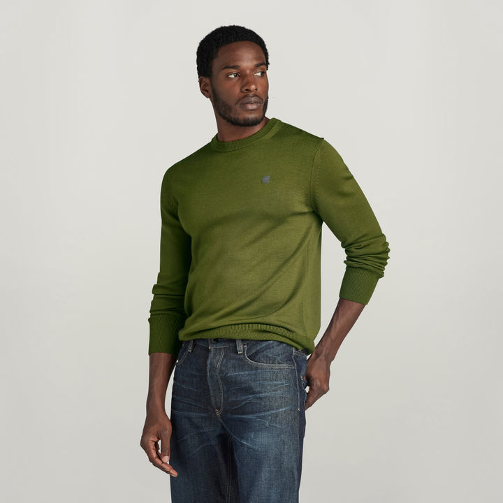 Premium Core Knitted Sweater Green G STAR CA