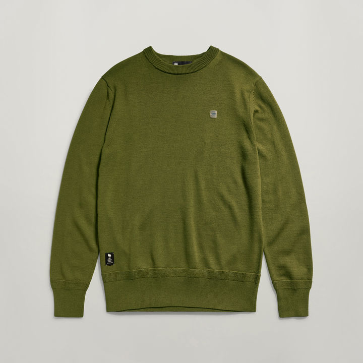 Premium Core Knitted Sweater Green G STAR CA