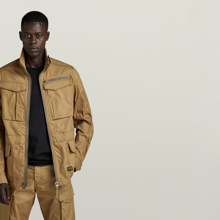 Field jacket slim fit shop