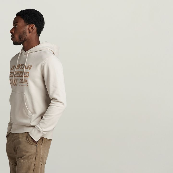 G star white hoodie discount