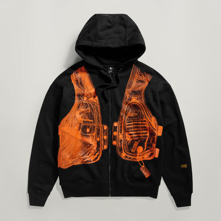Vest hoodie jacket hot sale