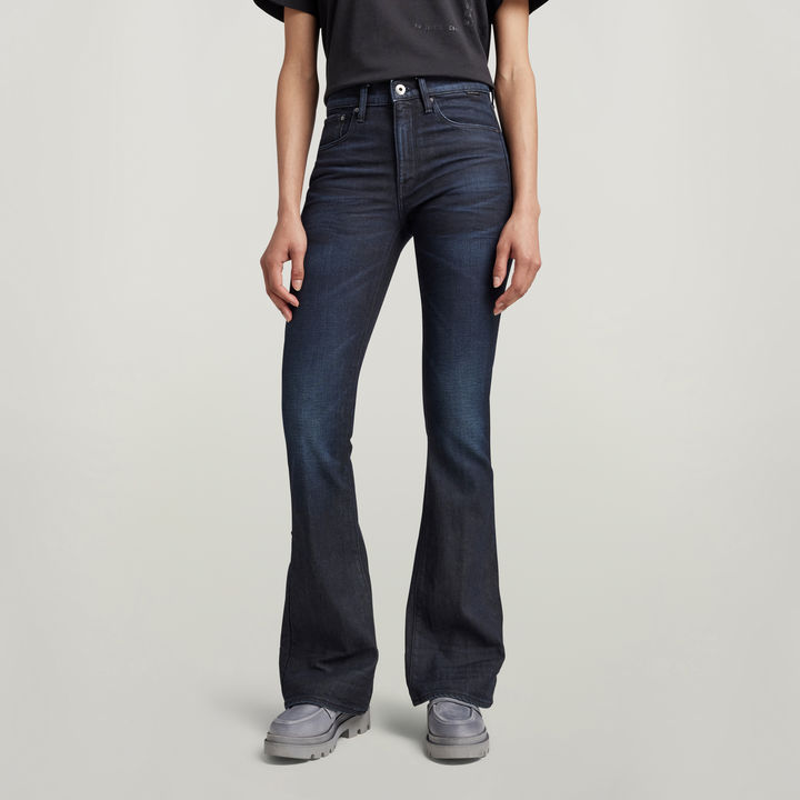 3301 Flare Jeans | ダークブルー | G-STAR® JP