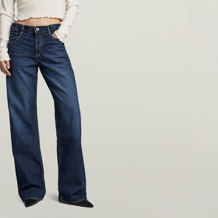 Judee Low Waist Loose Jeans | Dark blue | G-STAR® NO