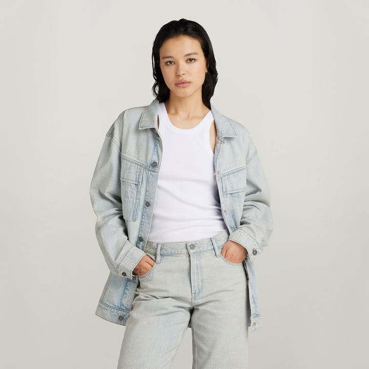 Oversized Denim Jacket Light blue G STAR ZA