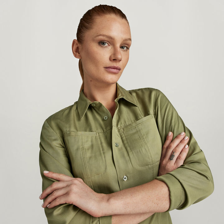 Fitted Shirt Dress