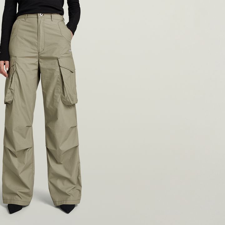 High Waist Cargo Broek Groen G STAR NL