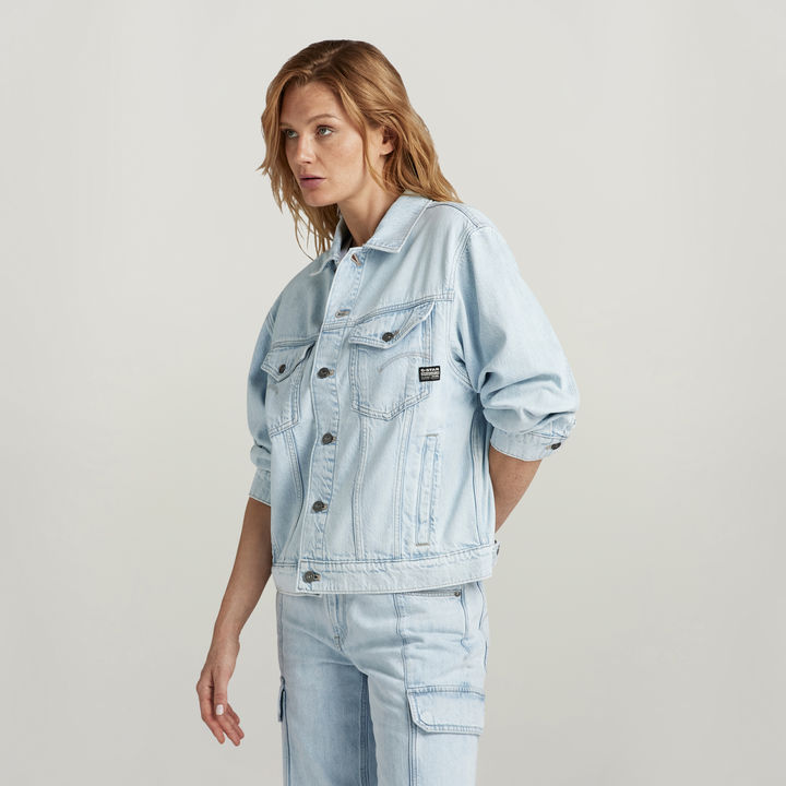 Women blue jean jacket clearance