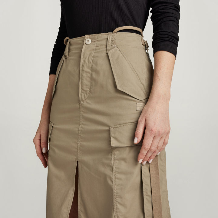 Utility Skirt Brown G STAR NZ