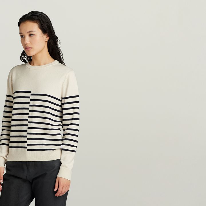 Broken Stripe Jumper