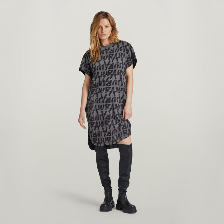Zebra print t shirt dress cheap