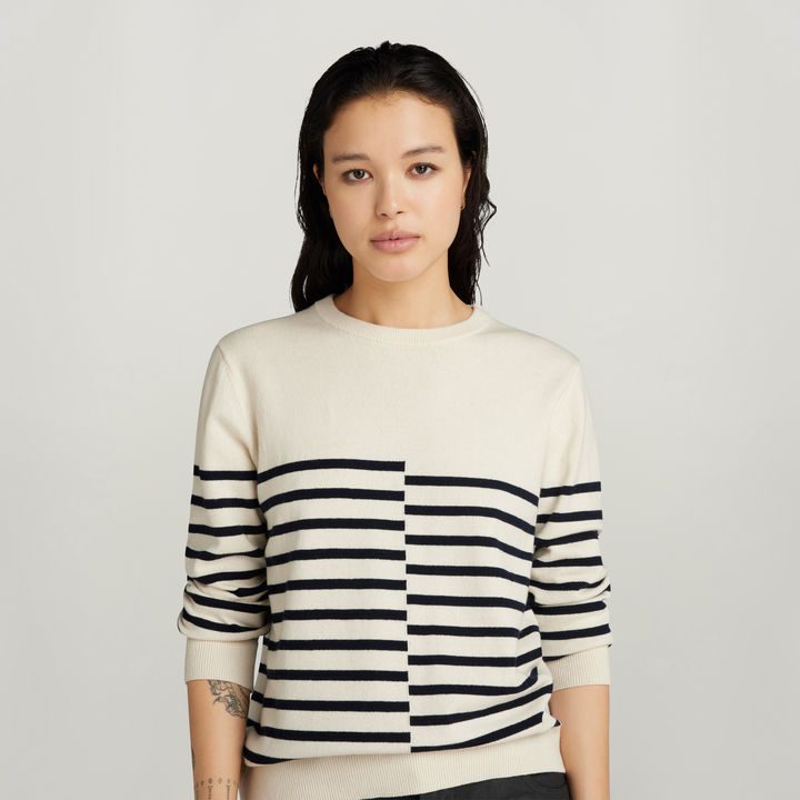 Broken Stripe Jumper