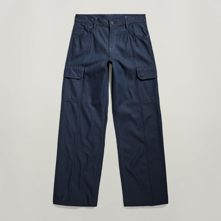 Judee Cargo Low Waist Loose Jeans | Dark blue | G-STAR® US