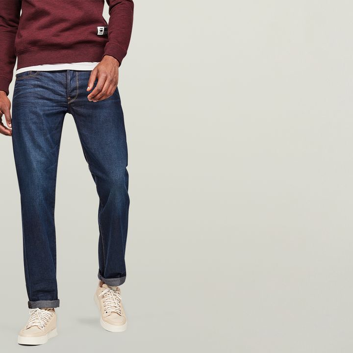 3301 Straight Jeans Dark blue G STAR NZ