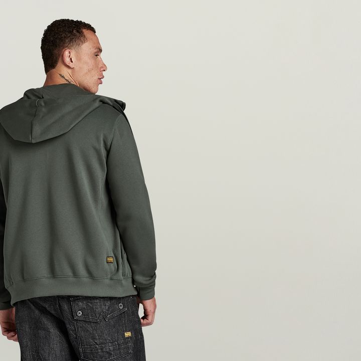 Premium Core Zip Thru Hoodie | Grey | G-STAR® US